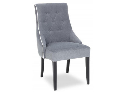 Lehn Stuhl Restaurant Industrie Designer Stühle Sitz Polster Chesterfield Neu