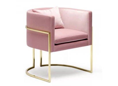 Sessel Metall Design Polster Lounge Club Stuhl Sitz Relax Luxus Zimmer Warte Neu