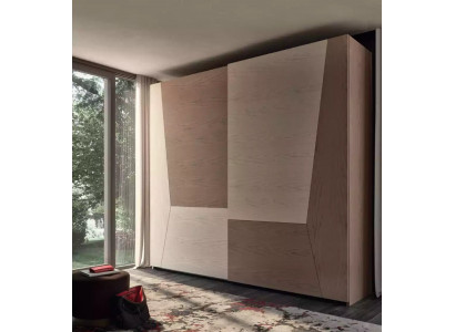 Kleiderschrank braun Schlafzimmer Material Holz Schrank Luxus Modern