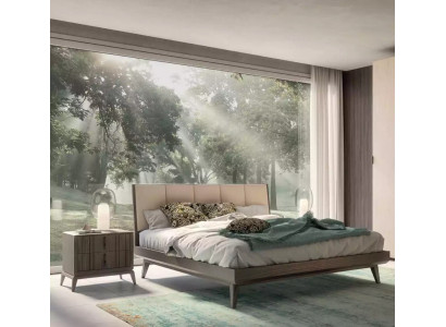 Schlafzimmer Set Bett 2x Nachttische Design Luxus neu 3tlg Modern Betten