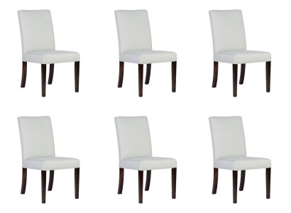 6x Stühle Stuhl Polster Design Lounge Club Sitz Lehn Garnitur Sessel Neu