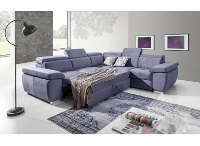 XXL Polster Wohnlandschaft Sofa Eck Sitz Polster Schlaf Garnitur Couchen Sofas