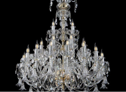 Bohemia Kristall Kronleuchter Lampe Decke Leuchte Lampe Decke Kronleuchter