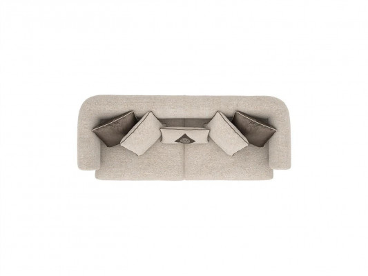 Wohnzimmer Modern Design Zweisitzer Sofa Einrichtung Textil Polstermöbel