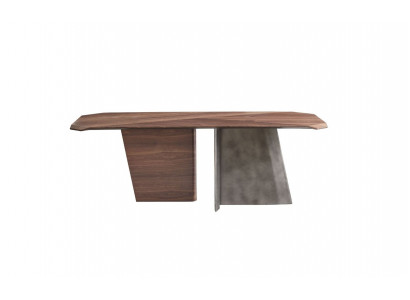 Designer Brauner Esstisch Luxus Holztisch Esszimmer Hochwertige Möbel