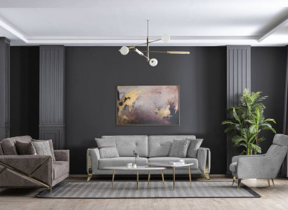 Wohnzimmer Set 331 Sitzer 2х Couchtische Modern Möbel Design Luxus