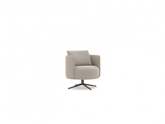 Grau Sessel Wohnzimmer Polstermöbel Luxus Textil Polstersessel Einrichtung