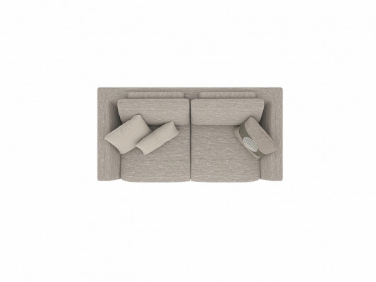 Design Polstersofa Wohnzimmer Zweisitzer Sofa Couch Polstermöbel Textil Neu