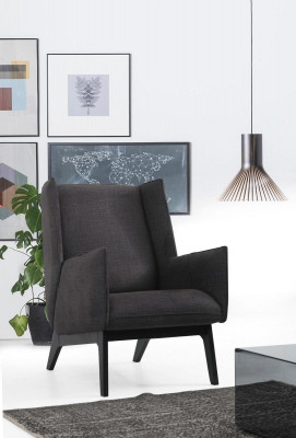 Sofagarnitur Sofa 3 Sitzer Sessel Dreisitzer Grau Modern Stoff Sitz 