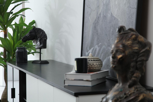 Sideboard Kommode Anrichte Holz Modern Weiß Wohnzimmer Kommoden Design