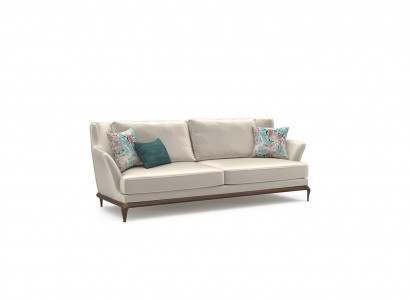 Wohnzimmer Modern Dreisitzer Weiß Sofa Couch Design Einrichtung Polstermöbel