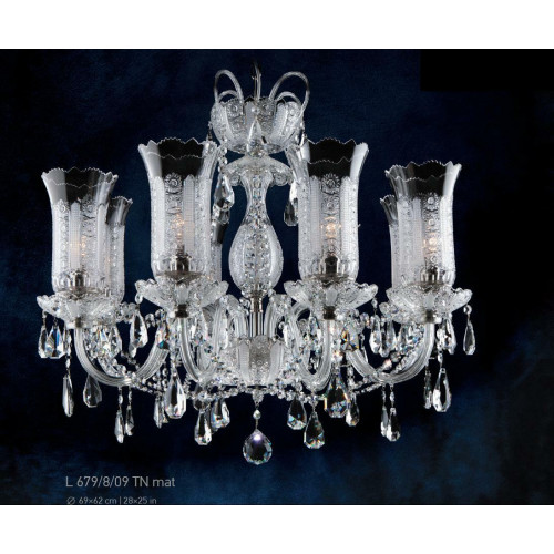 Bohemia Kristall Kronleuchter Lampe Decke Leuchte Lampen Abdeckung
