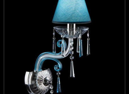 Bohemia Wandleuchte Blau Kronleuchter Lampe Lampenwelt Wandleuchter Lampen