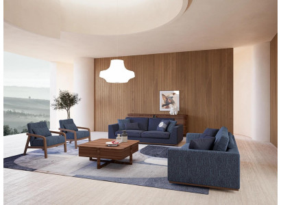 Wohnzimmer Modern Stoffsofa Zweisitzer Sofa Couch Luxus Design Einrichtung