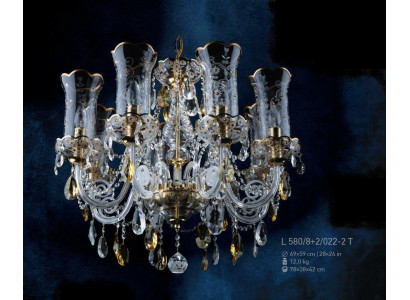 Bohemia Kristall Lampe Leuchte Lampe Deckenlampe Kronleuchter