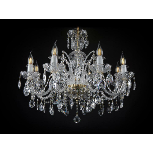 Lampe Hängeleuchte Kronleuchter Lampe Decke Lichter Bohemia Kristall