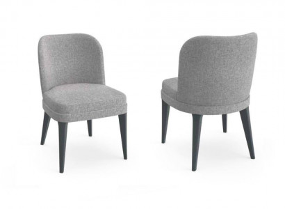 Esszimmerstuhl Luxus Modern Stühle Textil Design Stuhl Möbel Lehnstuhl