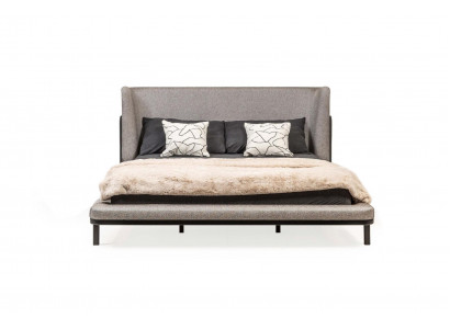 Graues Doppelbett Schlafzimmerbett Moderne Schlafzimmer Polsterbetten