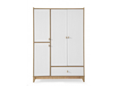 Stilvoll Kleiderschrank Weiße Holz Schrank Design Kinderzimmer Möbel