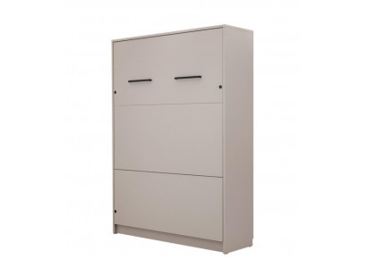 Bett mit Schreibtisch Grau Schlafzimmer Elegantes Design Modern Möbel Luxus Neu