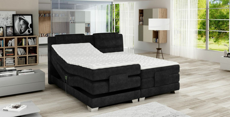 BOXSPRINGBETT DESIGN BETT TOPPER FEDERKERN DOPPELBETT POLSTERBETT ELEKTRISCH