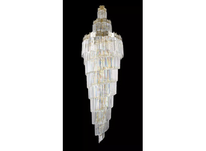 Kronleuchter Deckenleuchte Luxus Design Kristall Leuchte Wohnzimmer Lampe gold