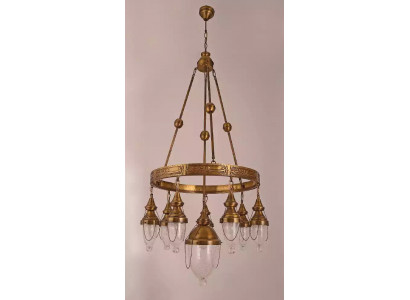 Deckenlampe Pendelleuchte Leuchte Wohnzimmer glänzendes Glas Lampen