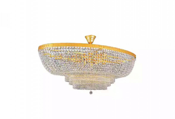 Deckenleuchter Luxus Kronleuchter Deckenlampe Lüster Gold Kristall Lampe