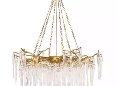 Deckenlampe Wohnzimmer Deckenleuchte Kristallleuchte Lampe Leuchte Stil gold