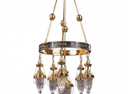 Deckenlampe Kronleuchter Pendelleuchte Wohnzimmer Luxus Glanz Leuchte