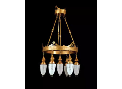 Hängeleuchte Kronleuchter Lampe Kristalllampe Deckenleuchte Lampen 60x125