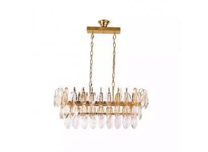 Luster Kronleuchter Deckenleuchter Luxus Gold Deckenlampe Kristall Leuchte