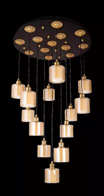 Kronleuchter Wohnzimmer Deckenleuchter Deckenlampe Lüster Modern Gold