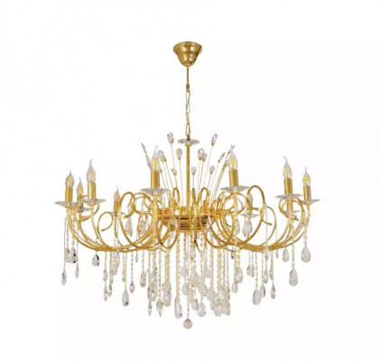 Kronleuchter Leuchte Lampe Wohnzimmer Goldglas Luxus Deckenleuchte Lampen