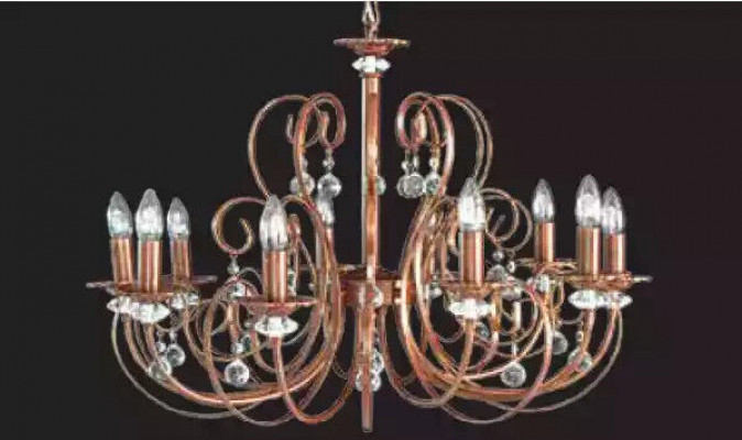 Kronleuchter Leuchte Pendelleuchte Luxus Wohnzimmer Lampe Leuchten 89x80