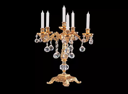 Kerzenständer Kerzenleuchter Kerzenhalter Tischleuchter Elegant Gold