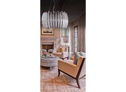 Kronleuchter Pendelleuchte Wohnzimmer glänzendes Crystal neu Luxus