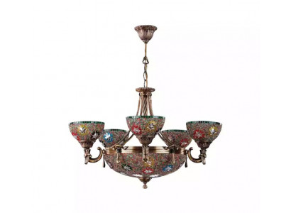 Deckenleuchter Lüster Kronleuchter Deckenlampe Lampen Glas Lampe Leuchten