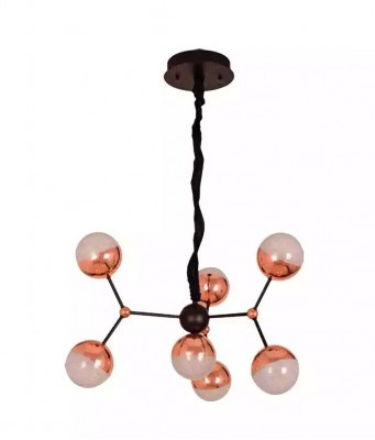 Runde Leuchterkrone Deckenlampem Lichtkrone Goldenes Design Moderne Art