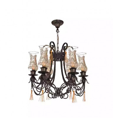 Schloss Deckenleuchter Luxus Lüster Kronleuchter Deckenlampe Glas Lampe