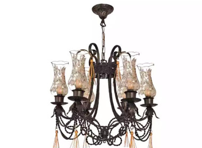 Schloss Deckenleuchter Luxus Lüster Kronleuchter Deckenlampe Glas Lampe