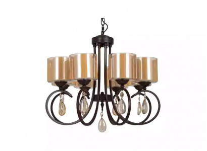 Deckenlampe Wohnzimmer Deckenleuchten Lichtschirm Luster Glas Luxus