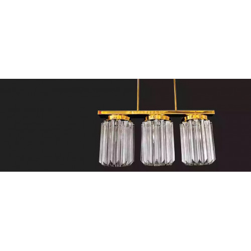 Modern Groß Crystal Gold Kronleuchter Decke Hängelicht für Wohnzimmer
