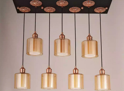 Deckenkronleuchter Kristallhänger Lüstern Luxus Deckenbeleuchtung Gold