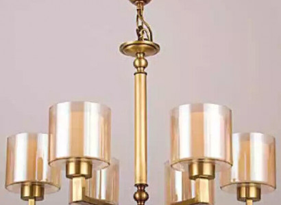 Deckenlampe Wohnzimmer Deckenleuchten Lichtschirm Luster Glass Luxus