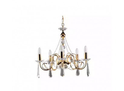 Kristall Deckenleuchter Hängeluster Zierlampe Luxus Kristalldeckenleuchte