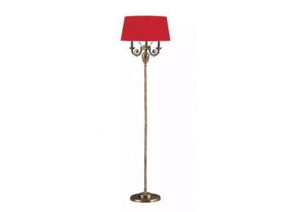 Rot Stehlampe Stehleuchter Lampe Leuchte Gold Lampen 50x173