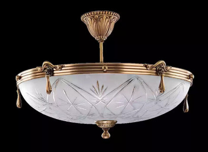 Deckenlampe Lüster Deckenleuchter Grau Lampe Kronleuchter Glas Gold