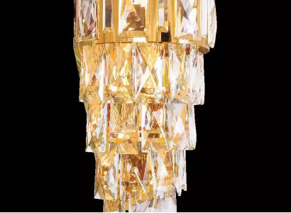 Wandleuchte Wandlampe Wandleuchten Lüster Wand Lampen Kristall Gold