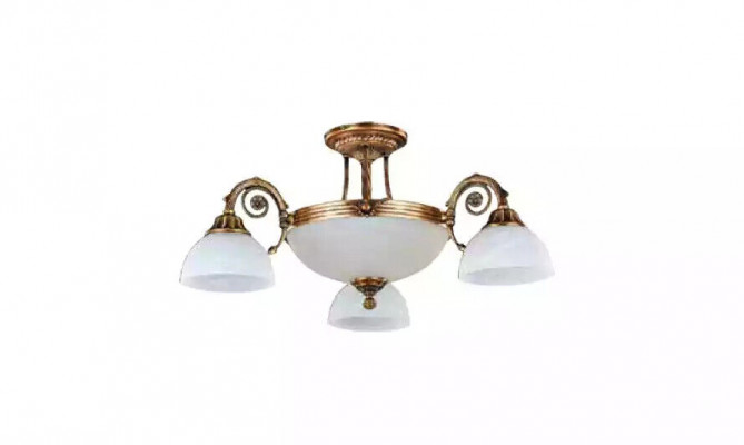 Lampen Deckenleuchter Lüster Kronleuchter Weiß Deckenlampe Glas Gold